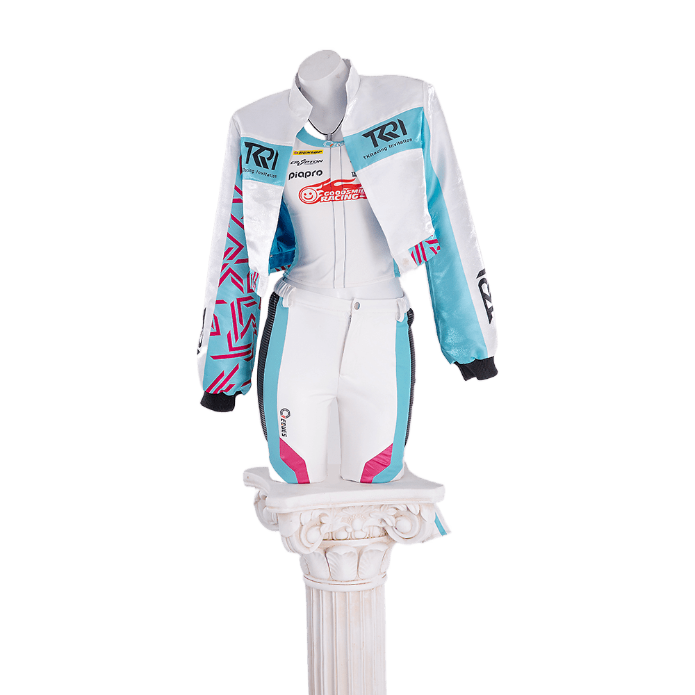 Fantasia de Cosplay Hatsune Miku Racing KYOJO CUP 2024 - Traje de Anime de Alta Qualidade - Estrela Cosplay