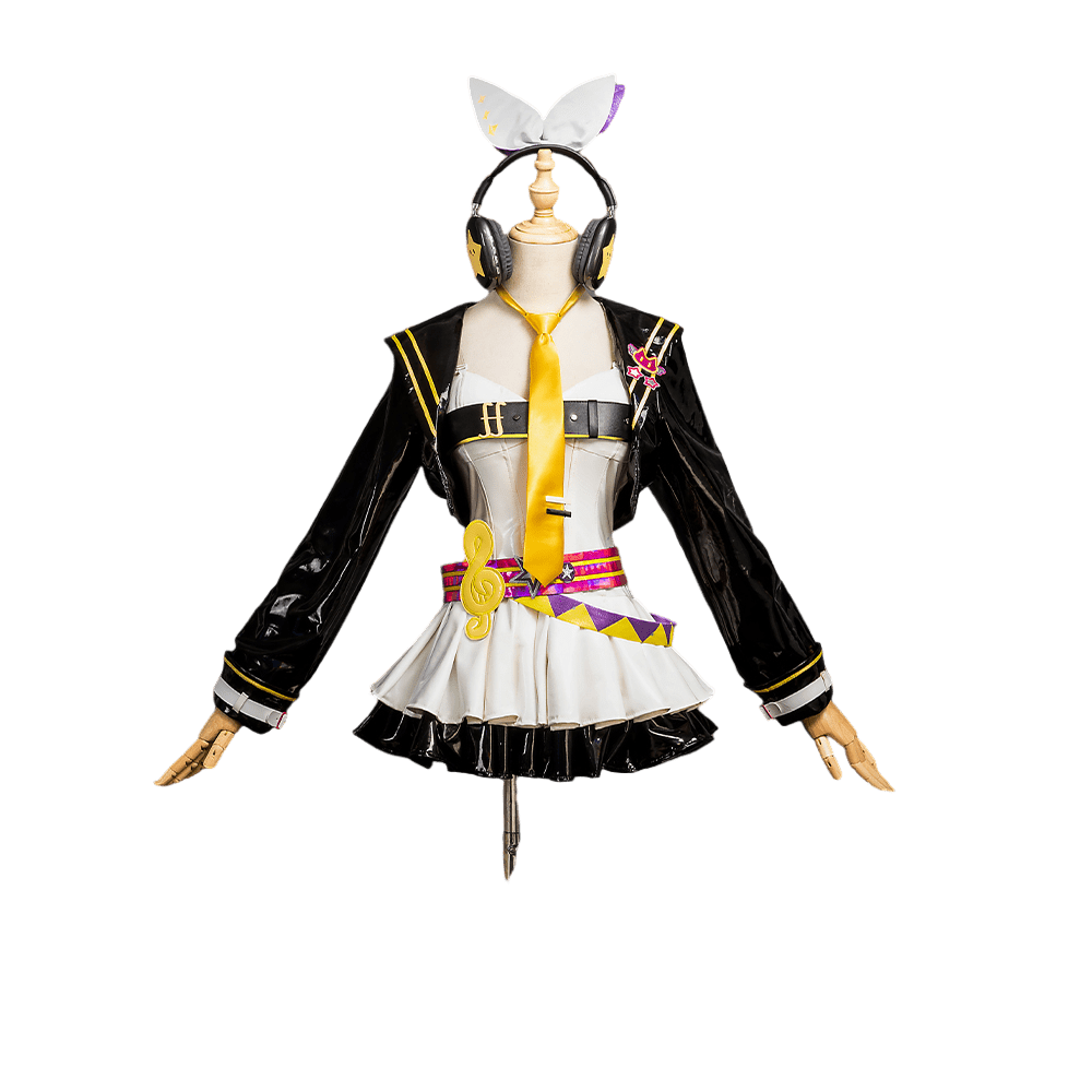Fantasia de Cosplay de Len e Rin do Muse Dash | Conjunto Completo para Halloween e Eventos - Estrela Cosplay
