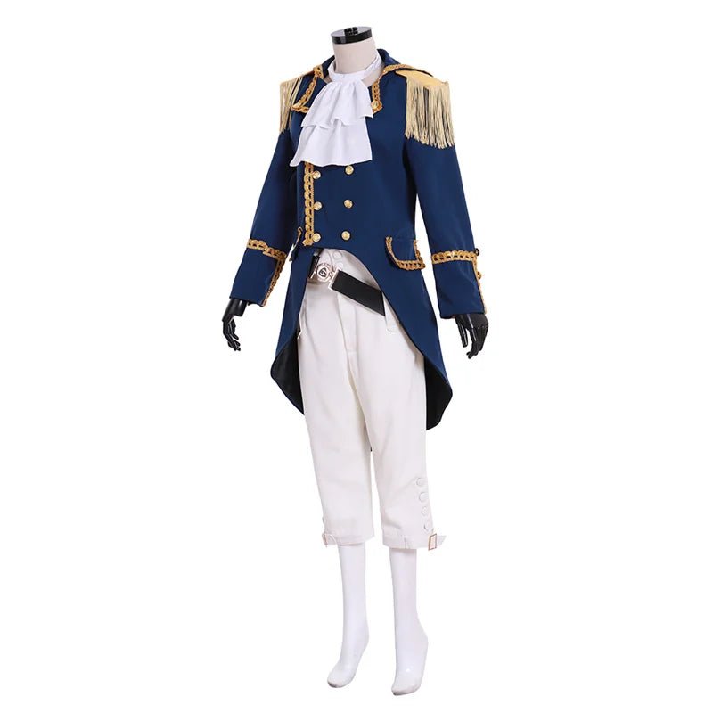 Casaco Cosplay Hamilton Marques de Lafayette - Tuxedo Gótico Aristocrata e Uniforme Colonial - Estrela Cosplay