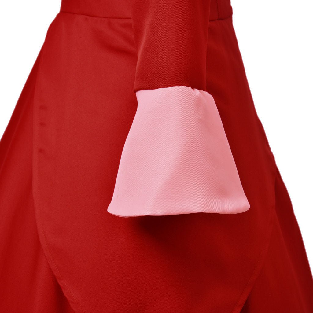 Fantasia Lady Tremaine Cosplay | Vestido Vermelho Rainha para Mulheres | Traje Adulto para Halloween e Eventos Disney - Estrela Cosplay