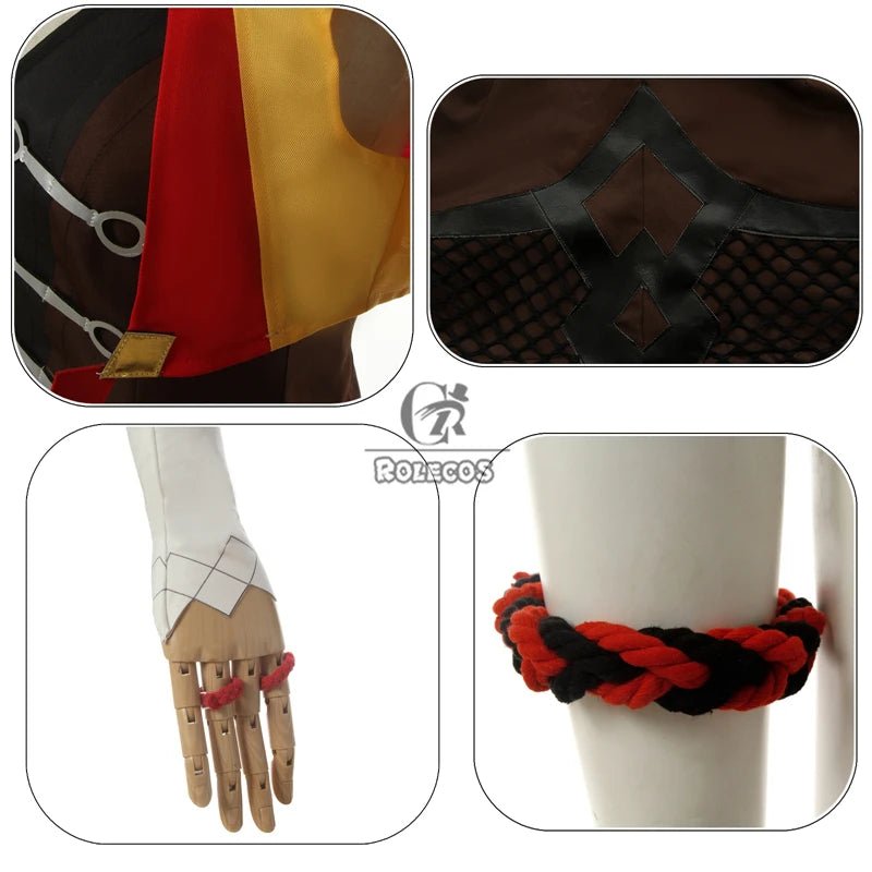 Fantasia de Cosplay Xinyan de Genshin Impact - Traje para Mulheres - Estrela Cosplay