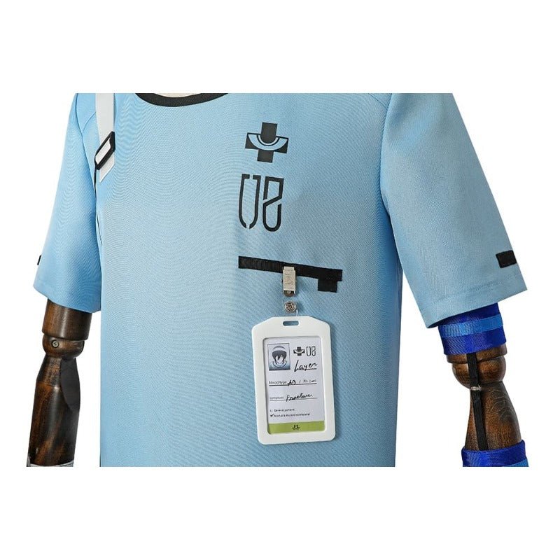 Traje de Hospital Deluxe Zero Night Compass Skin Cosplay - Estrela Cosplay