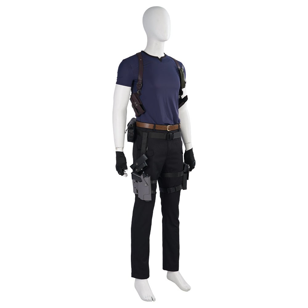 Traje de Cosplay de Leon do Resident Evil 4 - Conjunto Completo para Homens em Halloween e Eventos de Jogos - Estrela Cosplay