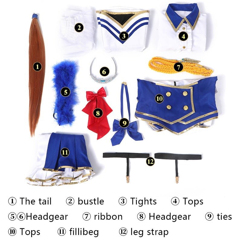 Fantasia de Cosplay Daiwa Scarlet Pretty Derby para Halloween e Carnaval - Estrela Cosplay