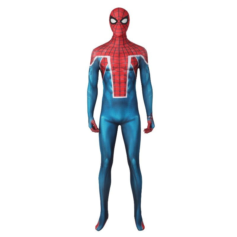 Traje de Batalha Spider-UK do Homem-Aranha Marvel PS5 - Fantasia para Cosplay e Halloween - Estrela Cosplay