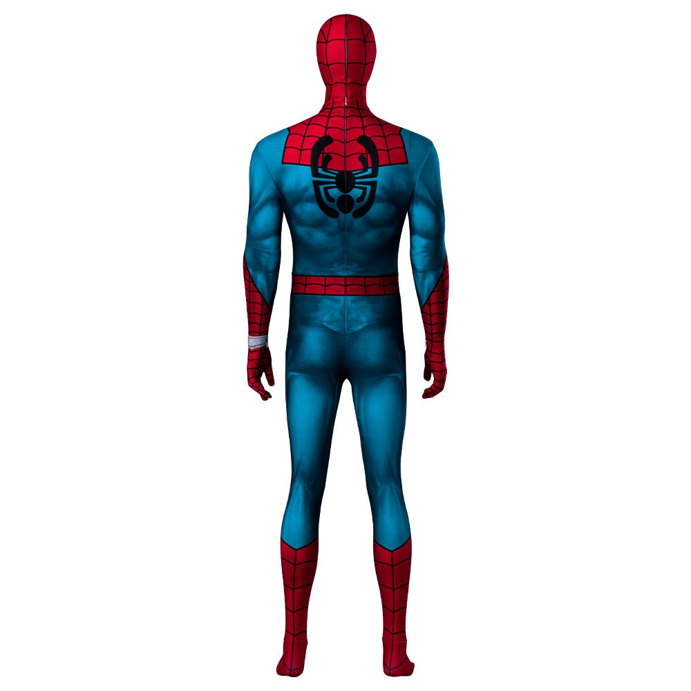 Traje de Cosplay do Homem-Aranha Através do Aranhaverso Versão Animada para Halloween - Estrela Cosplay