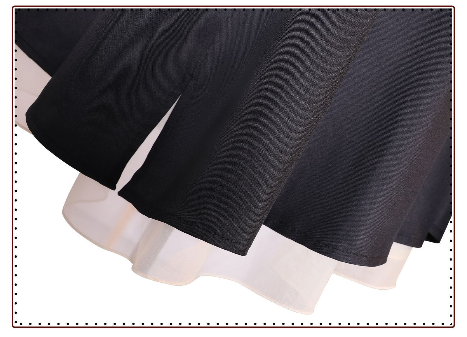 Traje de Cosplay BanG Dream! Ave Mujica Wakana Mutsumi - Estilo Gótico - Estrela Cosplay