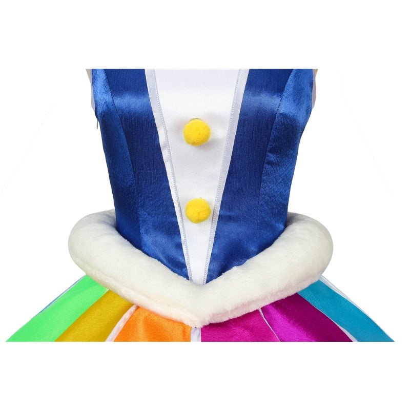 Vestido Lolita de Fantasia Cosplay Cure Cosmo Yuni - Star Twinkle Pretty Cure - Estrela Cosplay