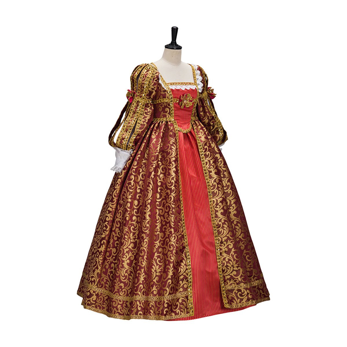 Traje de Cosplay Nobreza Real com Capuz e Capa – Elegante Vestido de Fantasia para Entusiastas de Cosplay - Estrela Cosplay