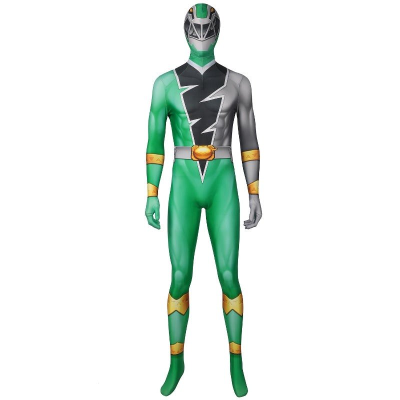 Macacão de Cosplay Power Rangers Verde para Fantasia de Halloween e Festas - Estrela Cosplay