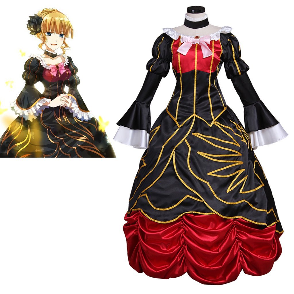 Fantasia de Cosplay Beatrice A Bruxa Dourada | Umineko no Naku Koro Ni - Estrela Cosplay
