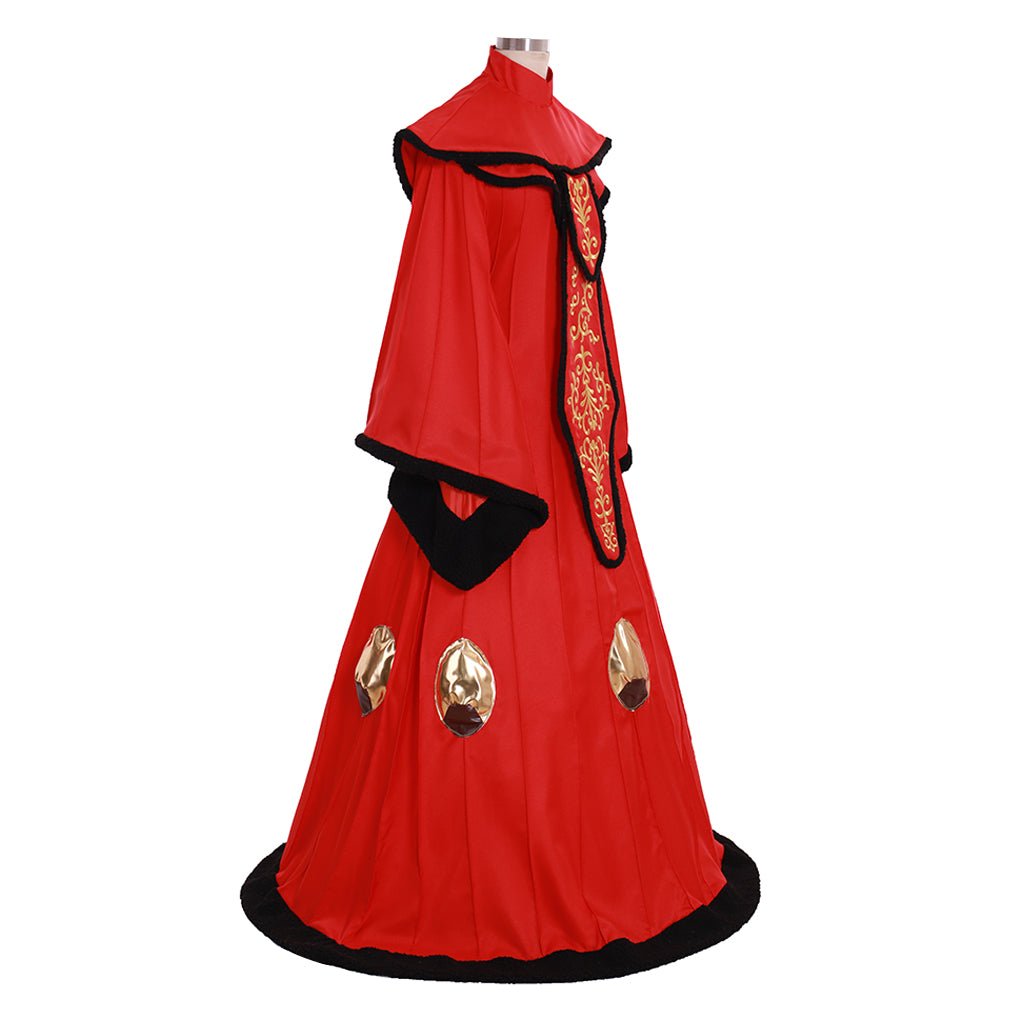 Vestido de Cosplay da Rainha Padme Amidala | Traje Vermelho Personalizado para Eventos - Estrela Cosplay