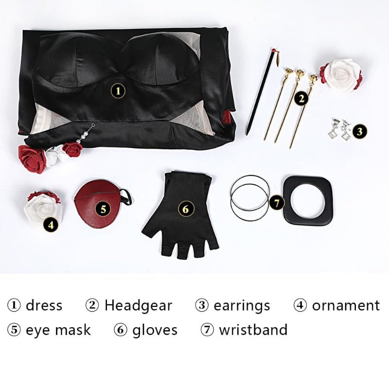 Fantasia de Beidou de Genshin Impact para Halloween e Convenções de Anime - Estrela Cosplay