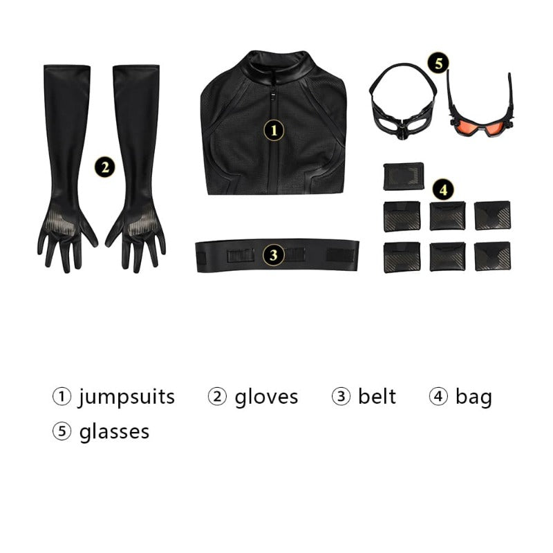 Fantasia de Cosplay Gata Anime - Selena Kyle Zentai para Adultos - Estrela Cosplay