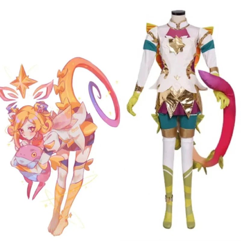 Fantasia de Cosplay Guardian Neeko Edição Prestígio para Mulheres - League of Legends - Estrela Cosplay