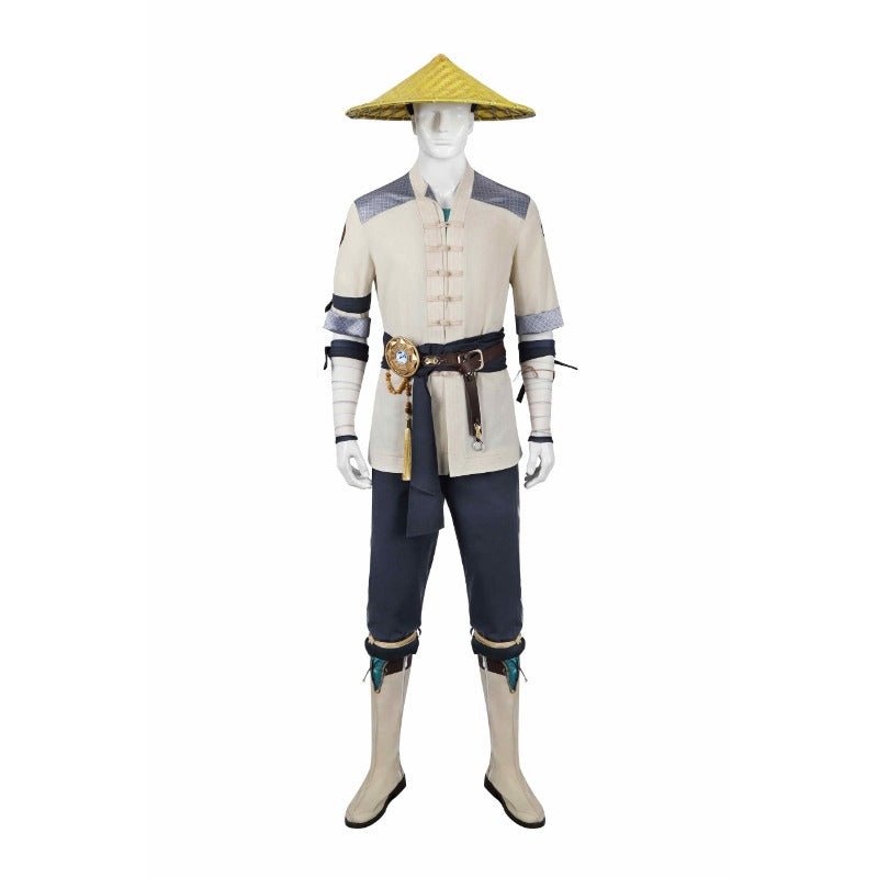 Fantasia de Raiden do Mortal Kombat 1 - Conjunto Completo Uniforme de Batalha para Halloween e Festas - Estrela Cosplay