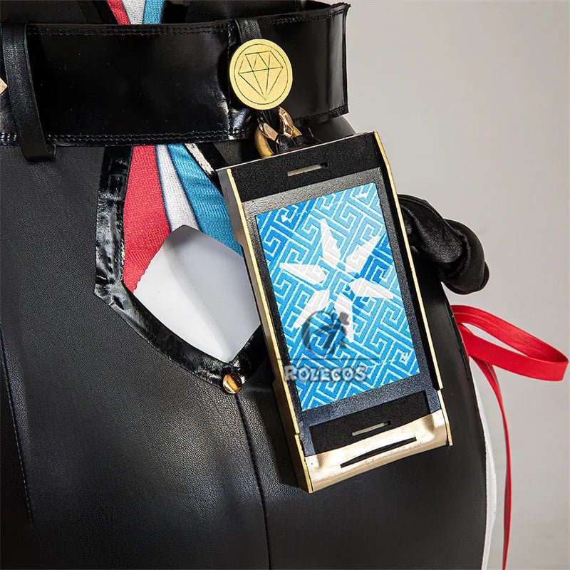 Traje de Cosplay Topaz & Numby de Honkai Star Rail para Mulheres - Macacão Completo com Capa - Estrela Cosplay