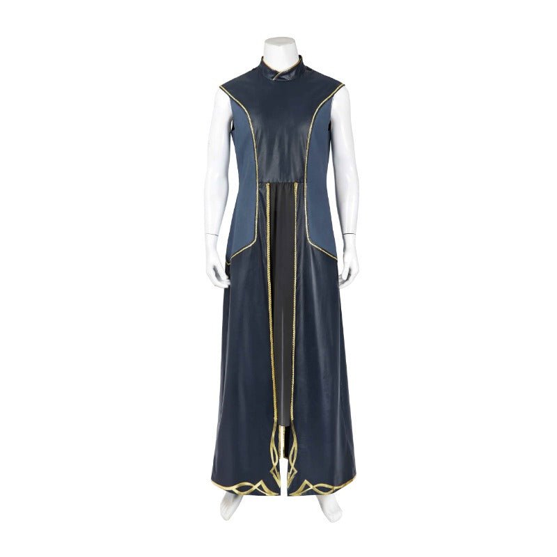 Traje de Cosplay O Impulso Sombrio para Macho Dragonato Branco Feiticeiro BG3 Conjunto Completo com Sapatos - Estrela Cosplay