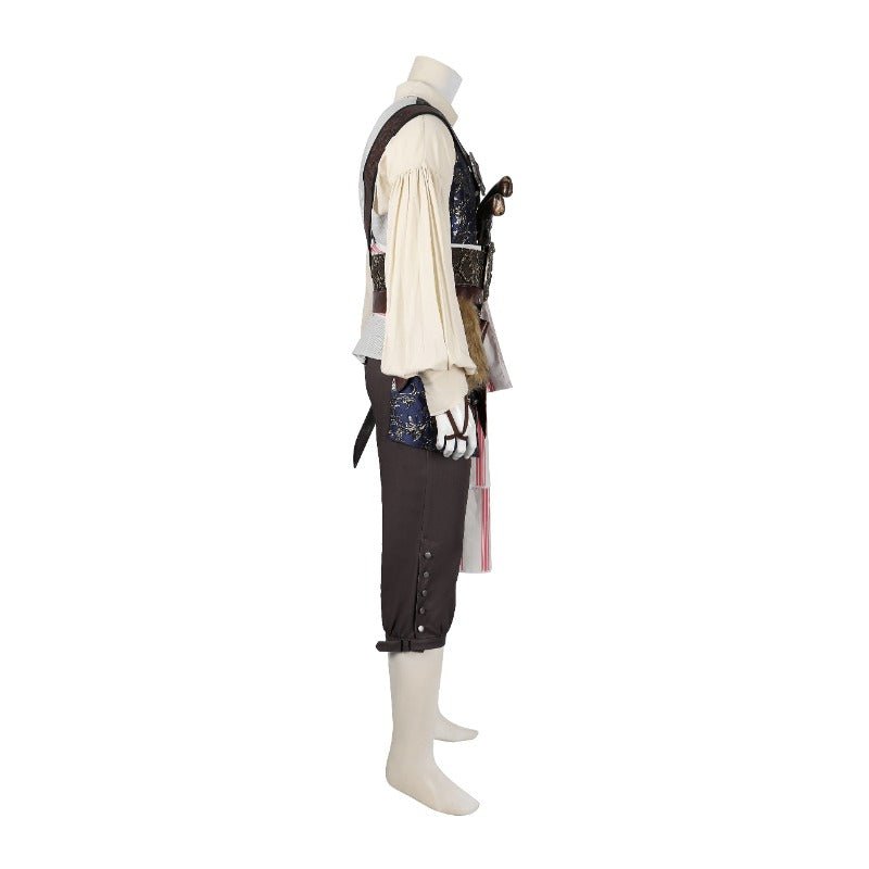 Fantasia de Captain Jack Sparrow Cosplay - Conjunto Pirata de Alta Qualidade para Adultos no Halloween - Estrela Cosplay