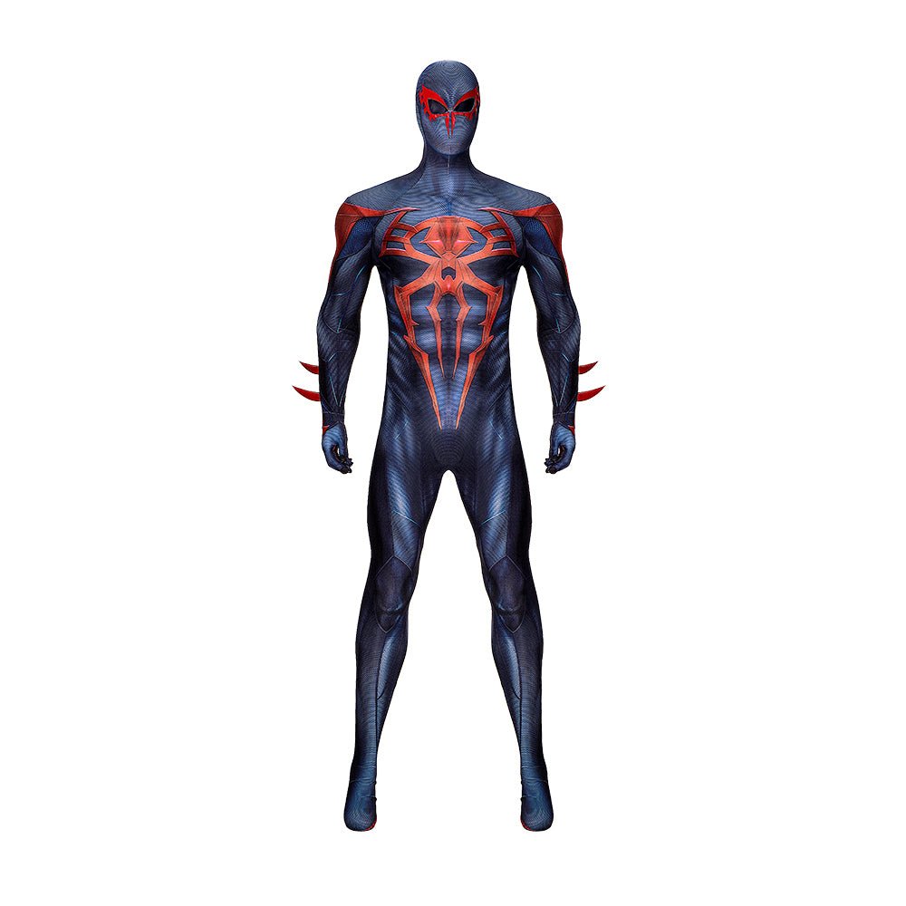 Traje de Cosplay Spider-Man 2099 Miles Morales - Roupa de Halloween Inspirada no Jogo - Estrela Cosplay