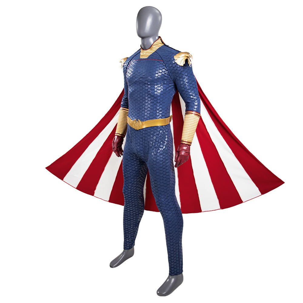 Fantasia de Cosplay Homelander da Série The Boys - Qualidade Premium - Estrela Cosplay