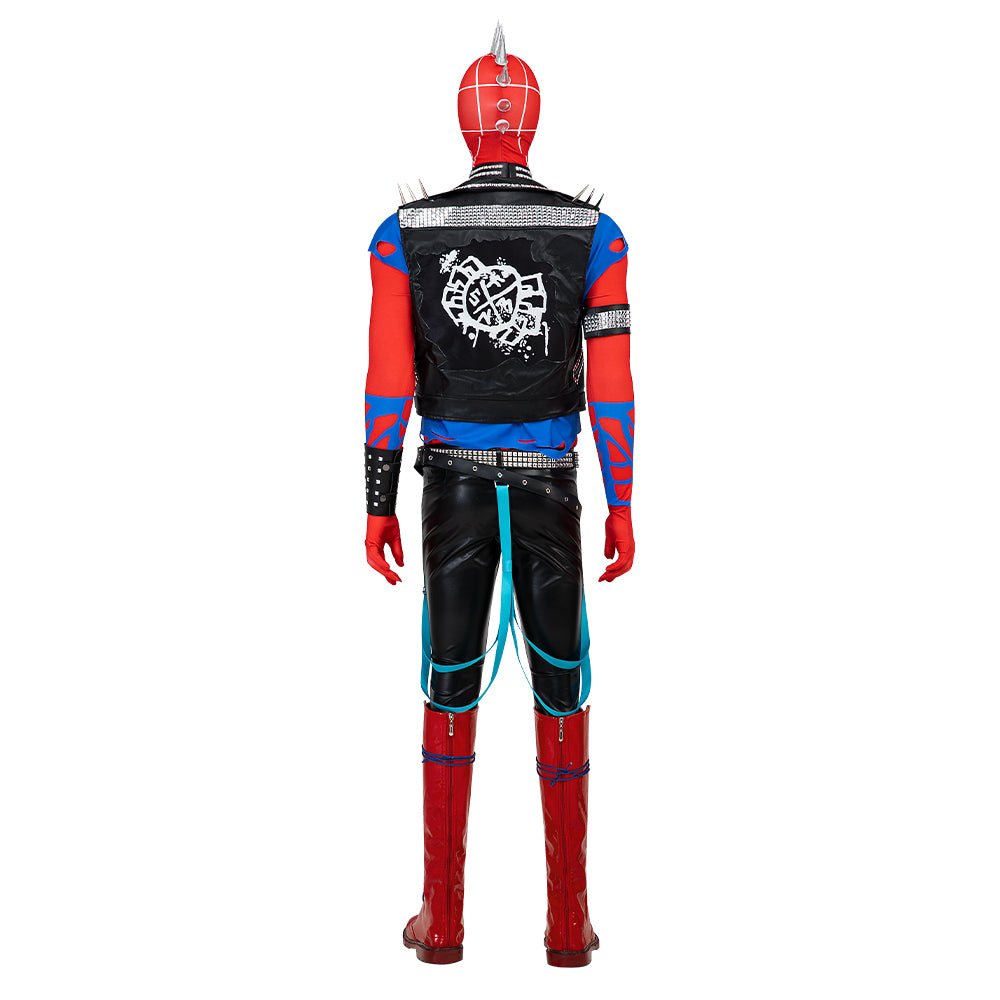 Fantasia de Cosplay Punk Spider-Man (Hobie) de Spider-Man: Através do Spider-Verso - Estrela Cosplay