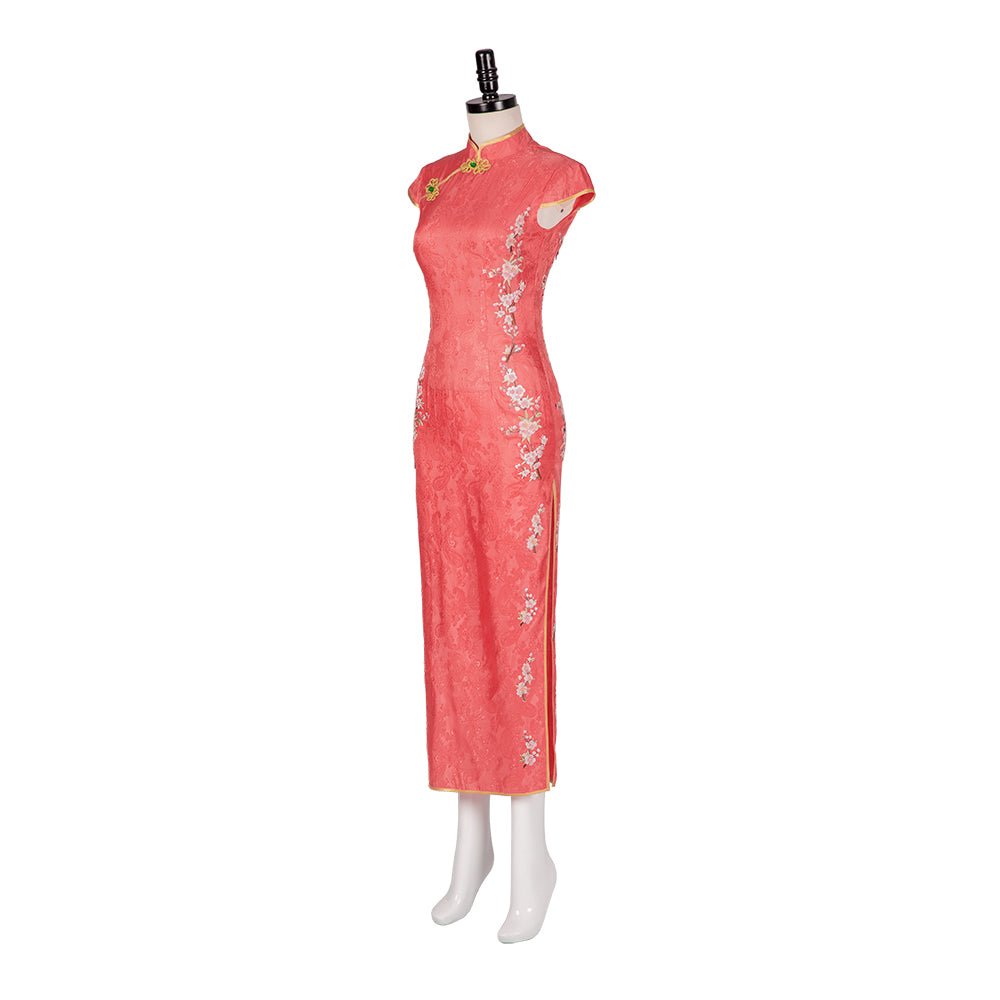 Cheongsam de Amor e Noite Luz - Elegante Vestido Tradicional Chinês para Fãs de Cosplay - Estrela Cosplay