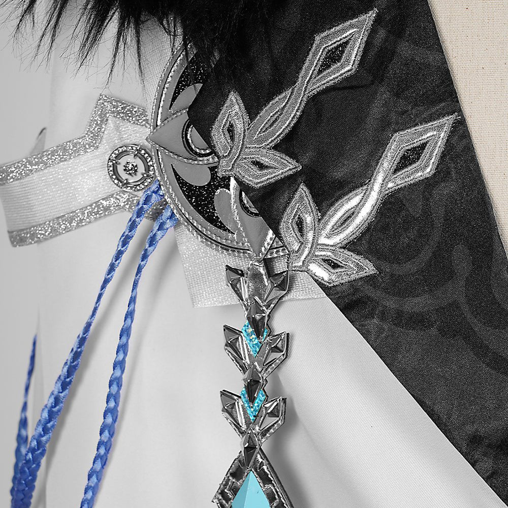 Fantasia Genshin Impact Capa Fatui Pierr Pantalone Tartaglia Traje Arlequim Doutor Sandrone Columbina Capa Regretor - Estrela Cosplay