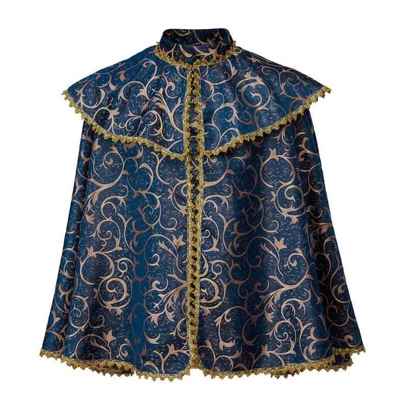 Capa Medieval Vintage Tudor - Xale Príncipe Vitoriano para Adultos - Estrela Cosplay