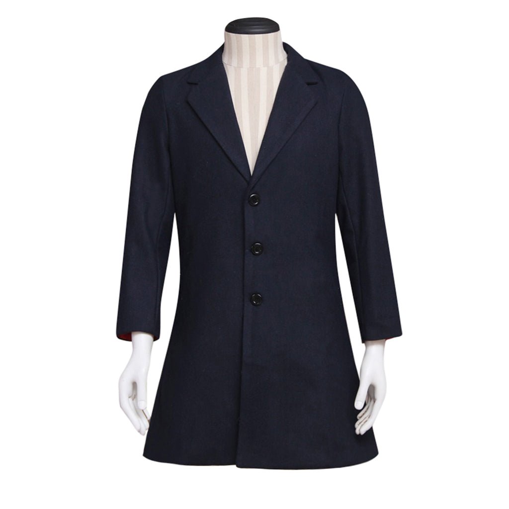 Fantasia de Viajante do Tempo para Homens - Casaco Longo do 12º Doutor Dr. Capaldi - Estrela Cosplay