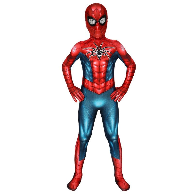 Traje de Cosplay Spider-Man PS4 Armadura-MK IV para Crianças - Presente para Crianças - Estrela Cosplay