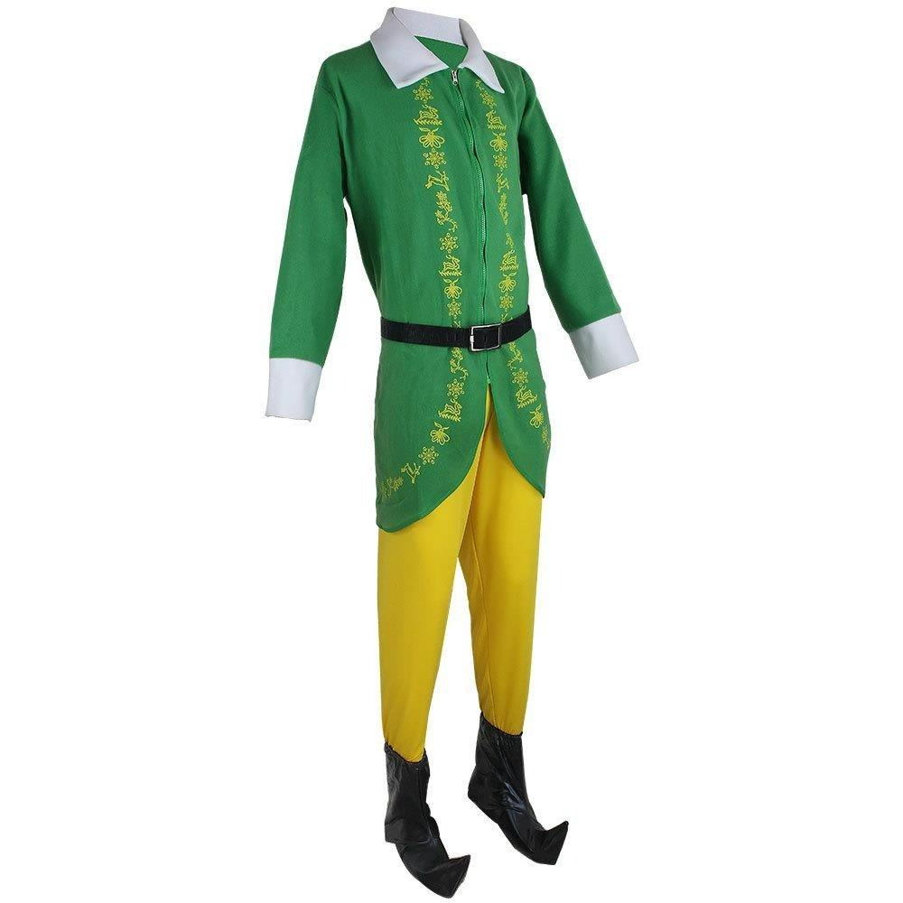 Fantasia Buddy The Elf para Homens | Conjunto Completo Cosplay para Halloween & Natal | Traje Inspirado no Filme - Estrela Cosplay
