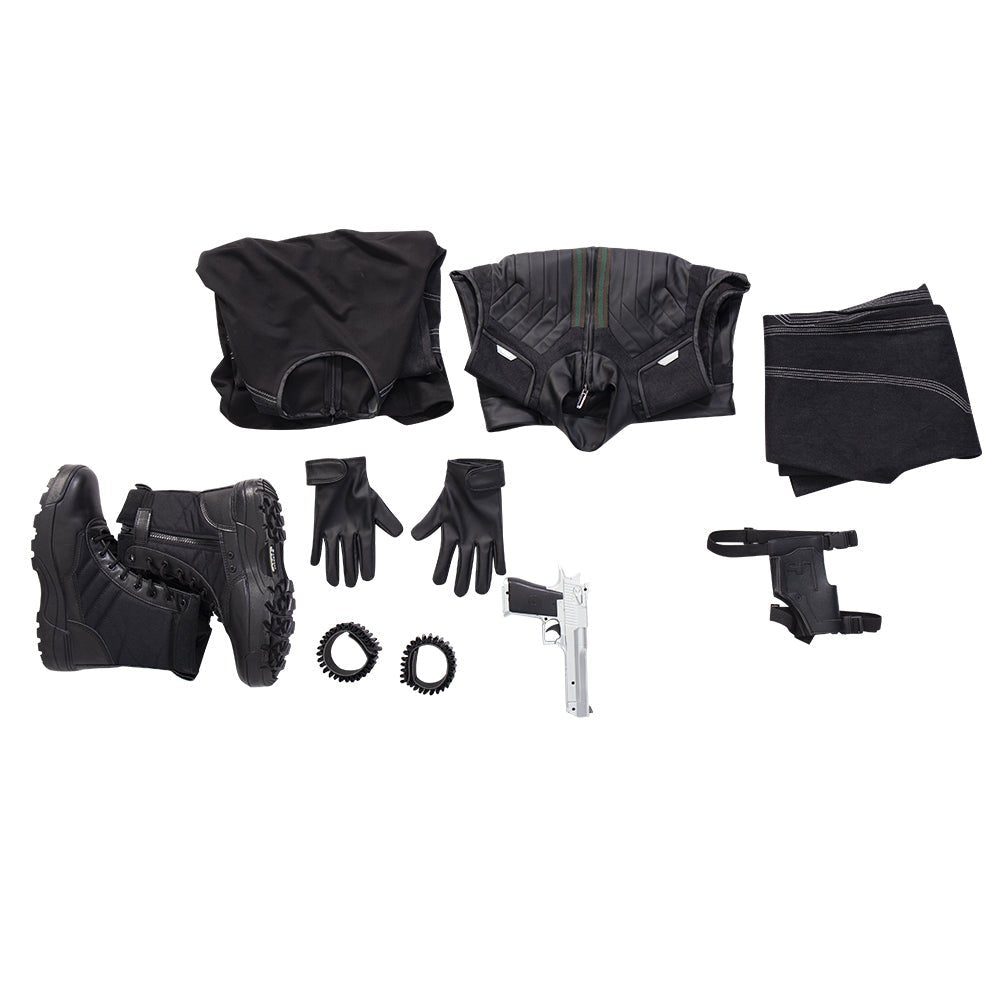 Traje de Cosplay da Viúva Negra da Marvel Comics - Macaquinho para Halloween - Estrela Cosplay