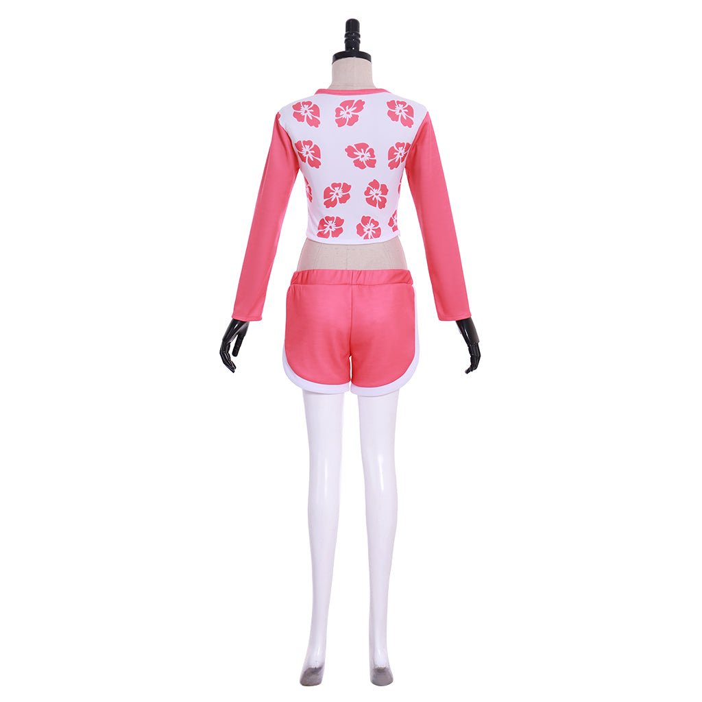 Traje de Cosplay D.Va Hana Song Waveracer | Roupa de Praia Rosa de Overwatch - Estrela Cosplay