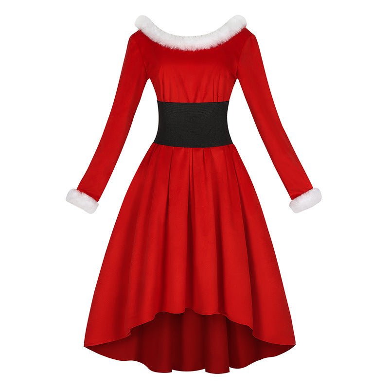 Fantasia de Natal vestido vermelho temático para festas e eventos de cosplay - Estrela Cosplay
