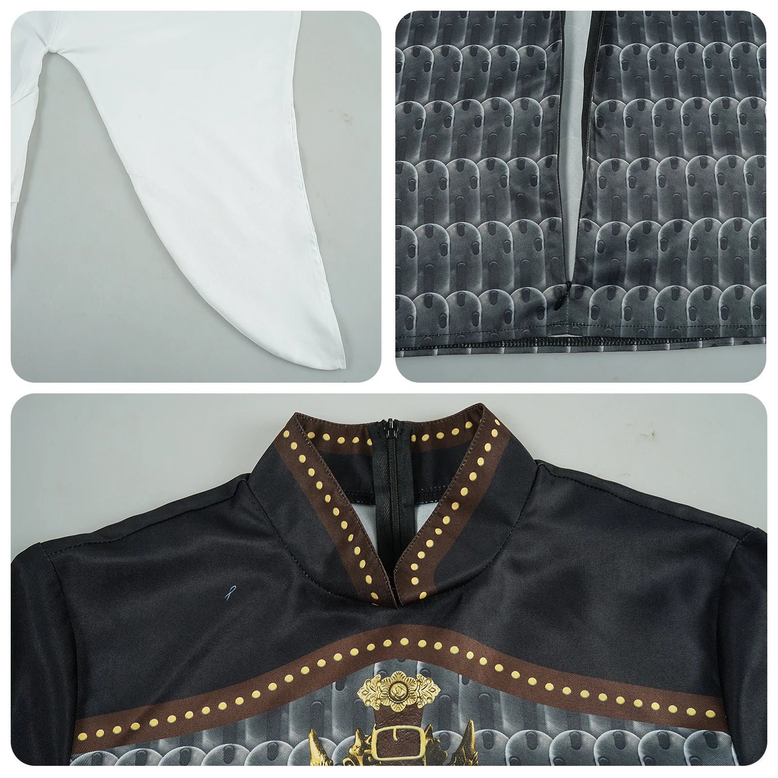 Fantasia de Cosplay Erlang Shen – Black Myth Wukong Traje de Batalha Yang Jian | Fantasia de Halloween para Adultos - Estrela Cosplay