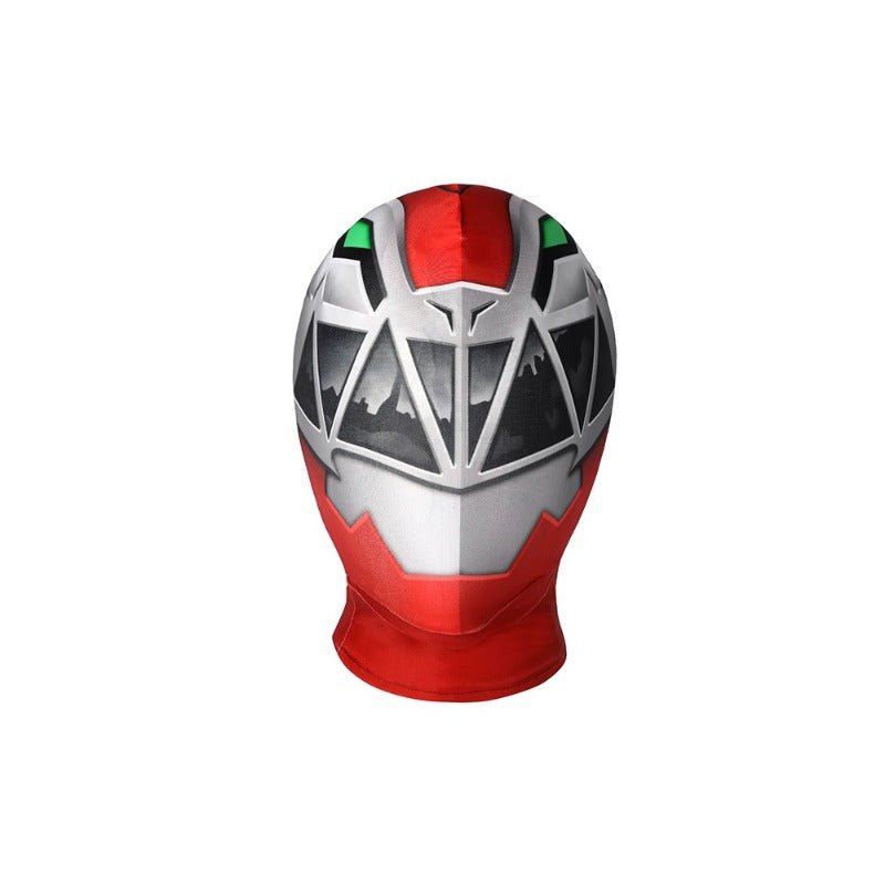 Fantasia de Cosplay Red Ranger KISHIRYU SENTAI RYUSOULGER - Traje de Spandex - Estrela Cosplay