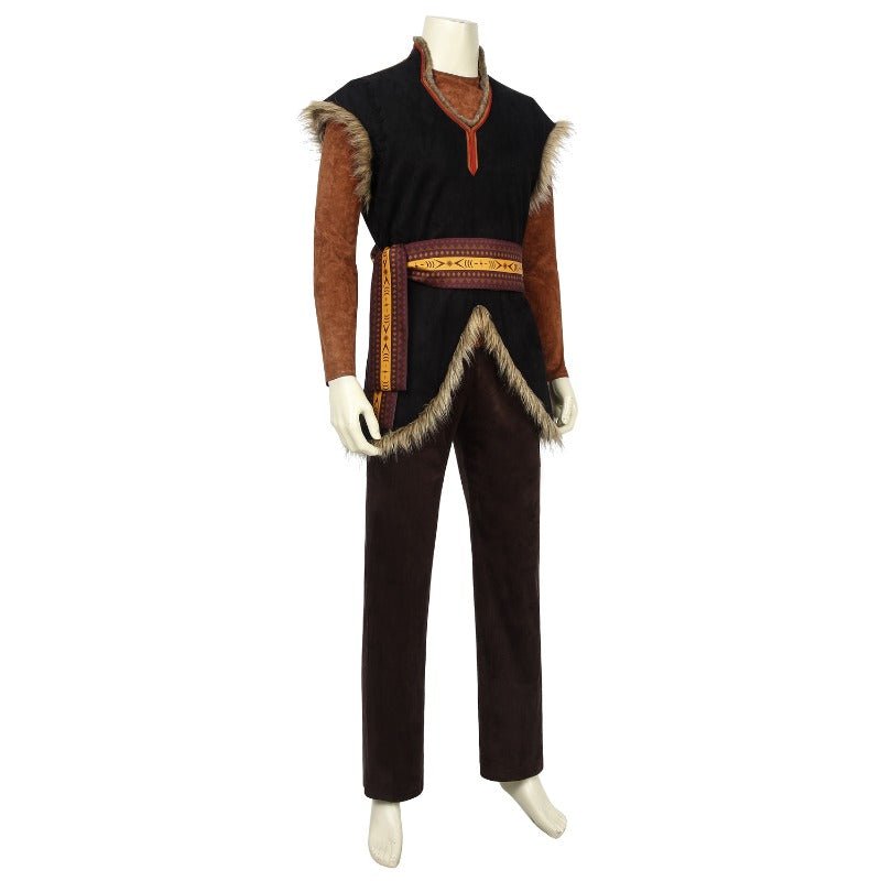 Fantasia de Cosplay Kristoff de Frozen 2 para Homens - Conjunto Completo de Halloween com Acessórios - Estrela Cosplay