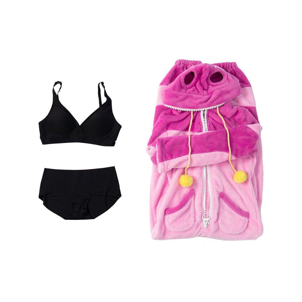 Fantasia de Cosplay Han Juri Versão Pijama de Street Fighter 6 - Estrela Cosplay