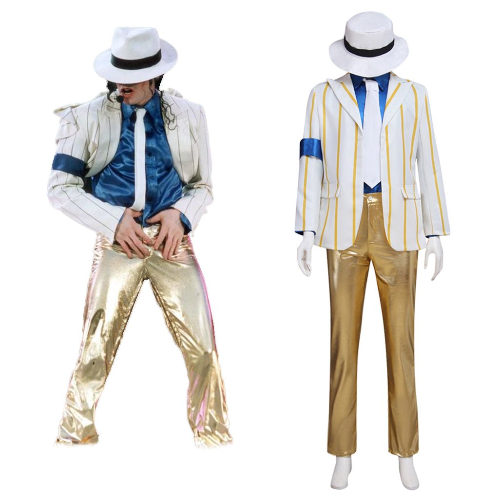 Fantasia de Cosplay da Série Michael Jackson para Halloween, Dança e Eventos de Festa - Estrela Cosplay