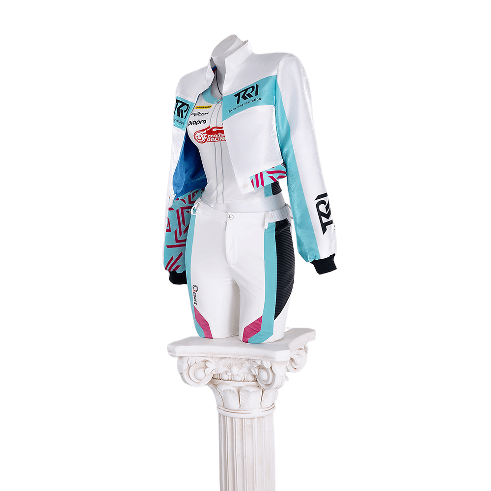 Fantasia de Cosplay Hatsune Miku Racing KYOJO CUP 2024 - Traje de Anime de Alta Qualidade - Estrela Cosplay