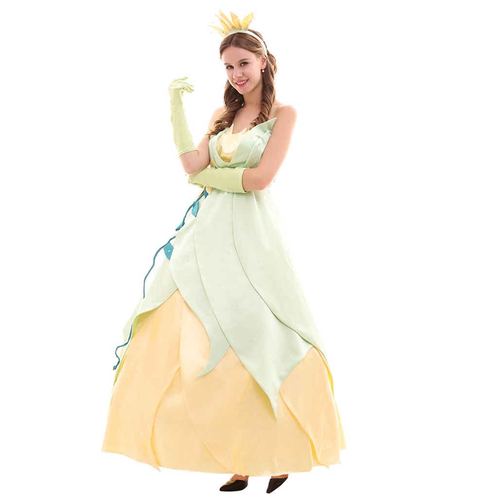 Fantasia Princesa Tiana Série Cosplay | Vestidos Elegantes para Cosplay, Festas e Halloween - Estrela Cosplay