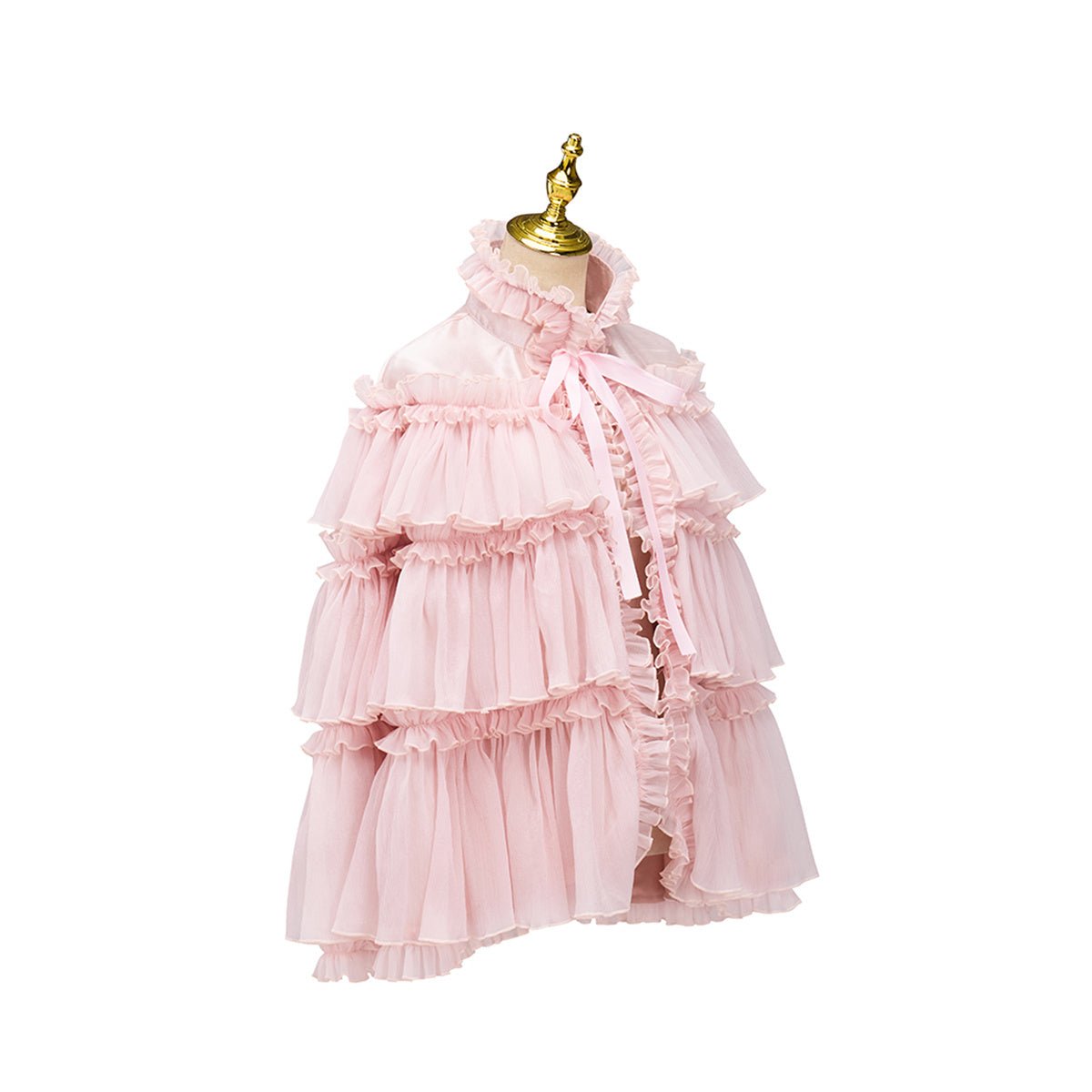 Capa Rosa de Comprimento Médio para Cosplay - Inspirada em Anime - Estrela Cosplay