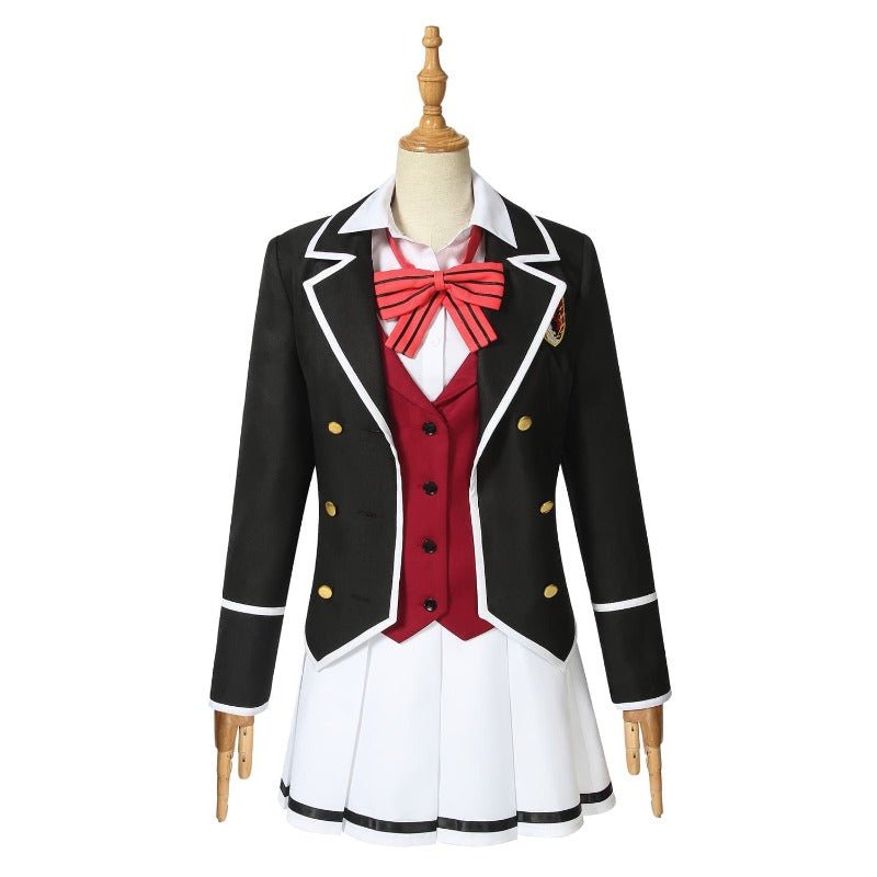 Uniforme Feminino da Casa dos Cães Negros de Boarding School Juliet - Traje Cosplay Autêntico de Anime - Estrela Cosplay
