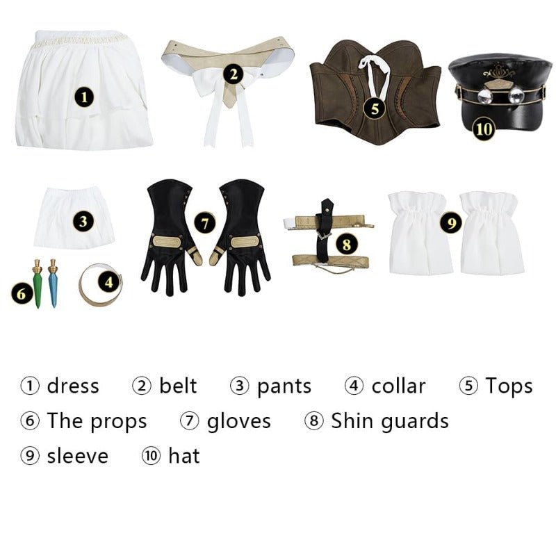 Traje Cosplay FFXIV Yuanmin para Mulheres & Homens - Fantasia de Anime e Jogo para Halloween e Eventos - Estrela Cosplay