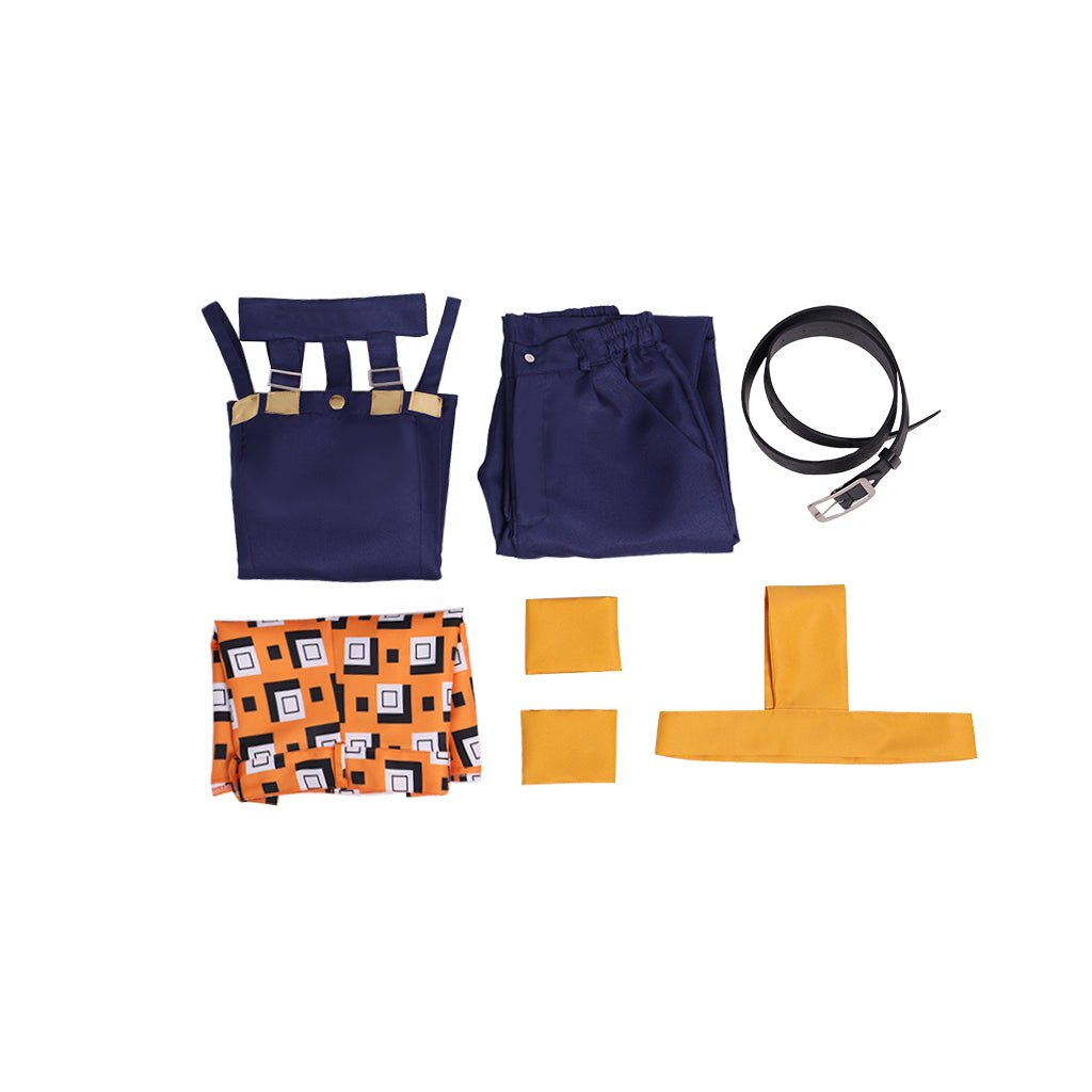 Fantasia de Cosplay JoJo's Bizarre Adventure Ghirga Narancia - Uniforme Unissexo para Fãs de Anime - Estrela Cosplay