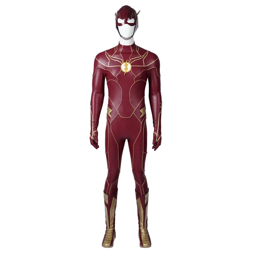 Fantasia de The Flash 2023 Halloween Cosplay Barry Allen Conjunto de Macaquinho - Estrela Cosplay