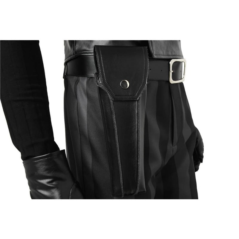 Traje de Cosplay Spider-Man Noir de Spiderman: No Aranhaverso com Sapatos - Estrela Cosplay