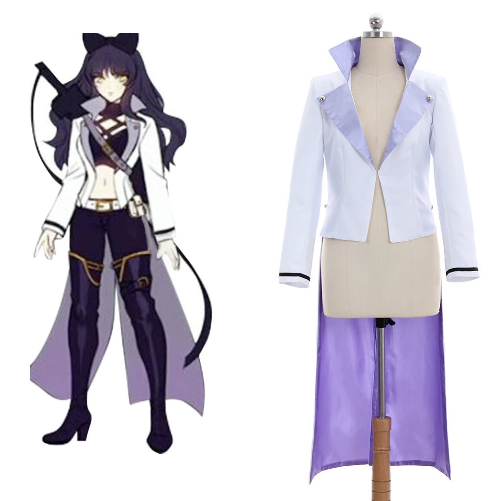 Fantasia de Cosplay RWBY Blake Belladonna - Traje Estiloso e Furtivo Inspirado no Anime - Estrela Cosplay