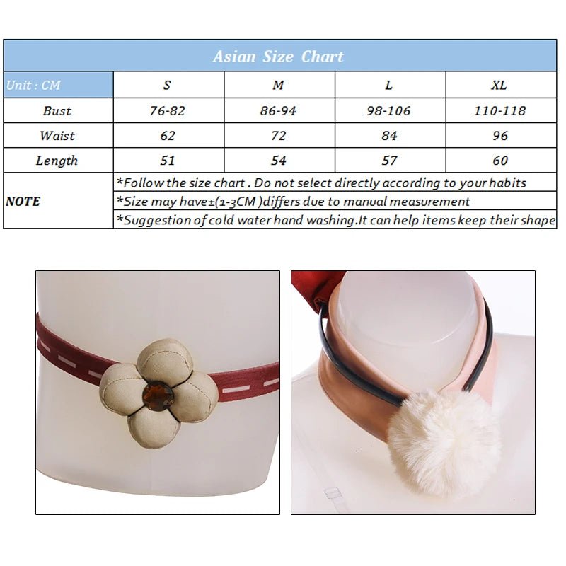 Fantasia de Coelhinha de Natal Klee Cosplay Genshin Impact Klee - Estrela Cosplay